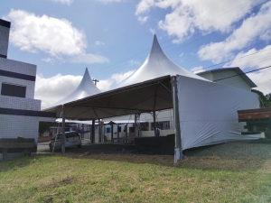 TENDA CHAPÉU DE BRUXA 10X10 BRANCA